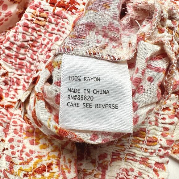 Cynthia Rowley | Women | Painted Paisley Sleeveless Halter Top Pant Set | Small - Picture 10 of 12